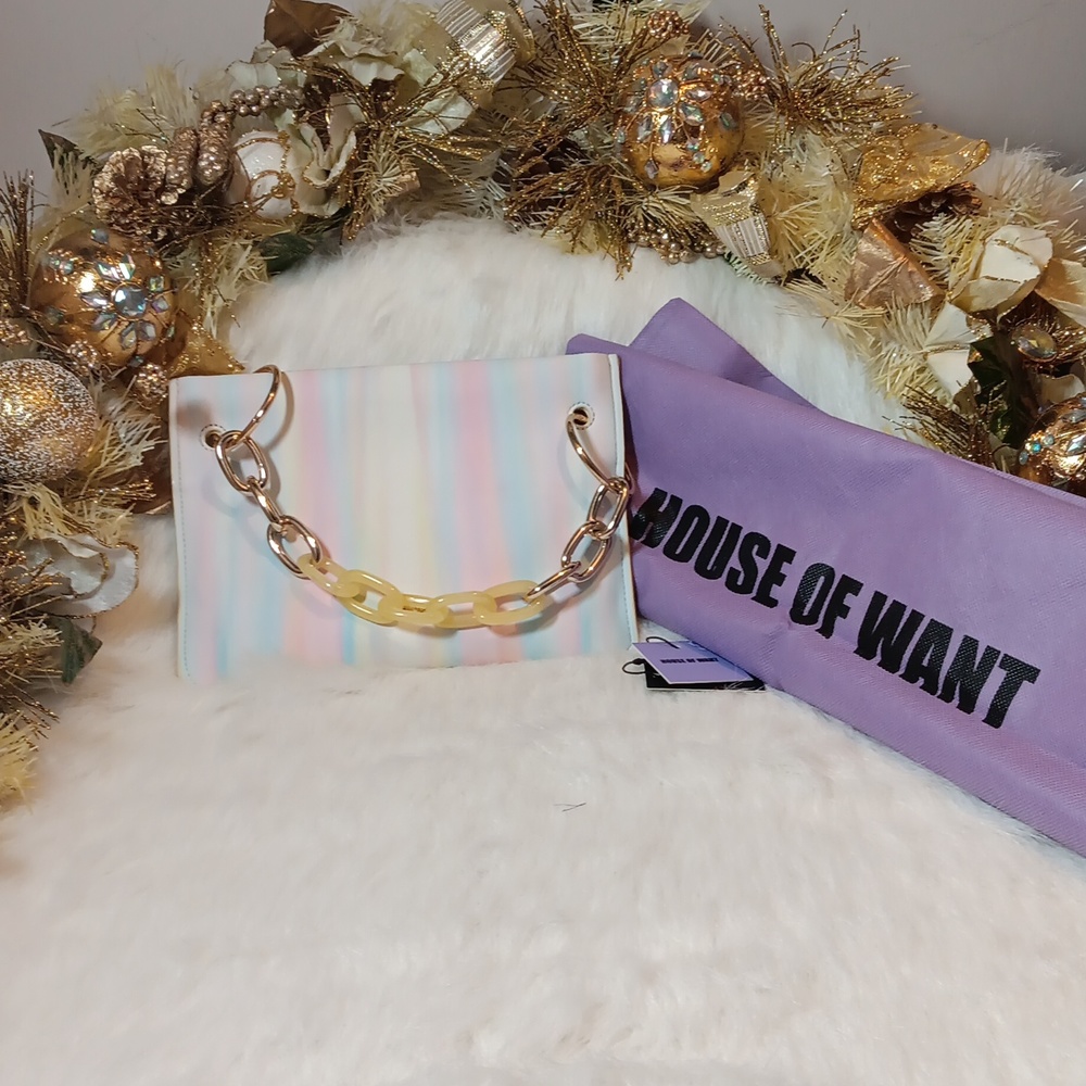 House Of Want Cottoncandy Clutch/Handbag